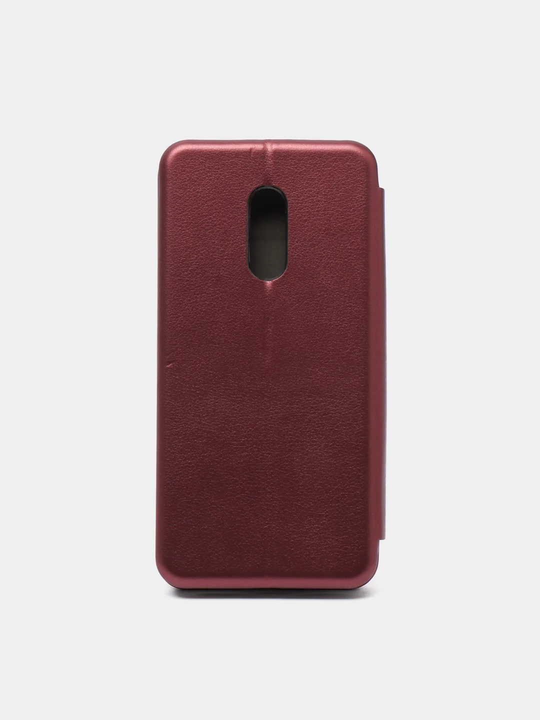 Багровый чехол книжка на Xiaomi Redmi 4x