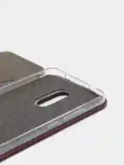 Багровый чехол книжка на Xiaomi Redmi 4x