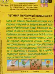 Петуния Пурпурный водопад (семена,цветы)
