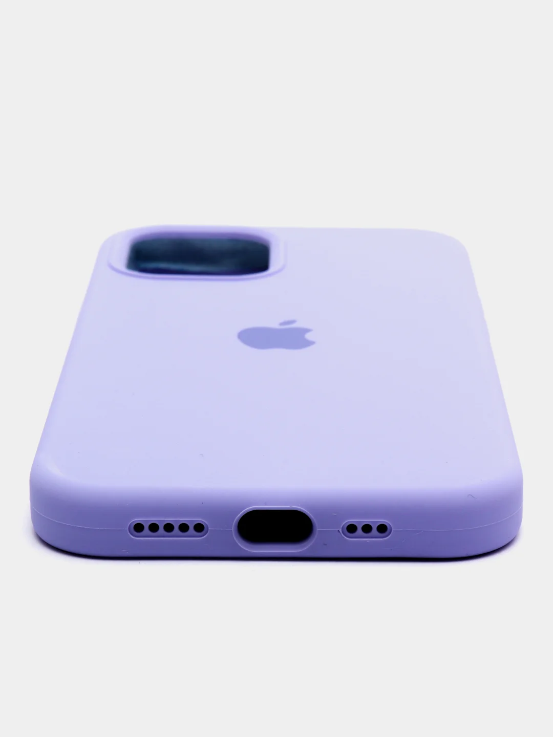 Лавандовый чехол силиконовый на iPhone 12 / 12 Pro