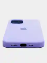 Лавандовый чехол силиконовый на iPhone 12 / 12 Pro