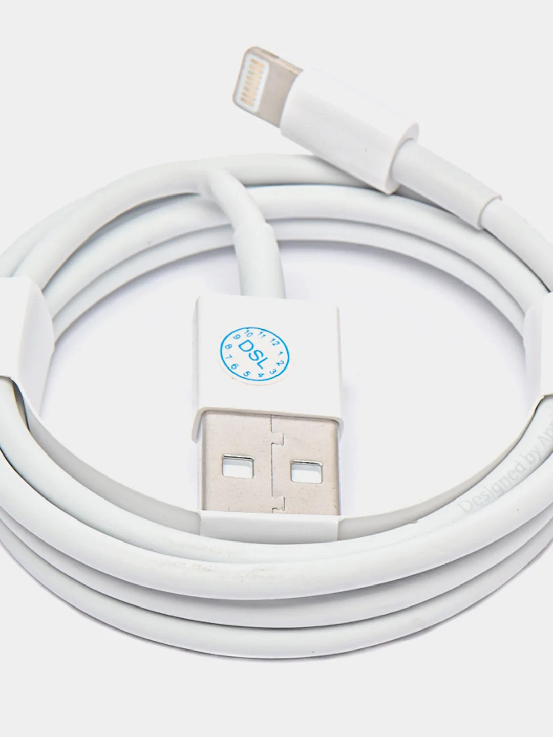 Кабель для iPhone USB-lightning 1 метр белый