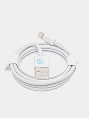 Кабель для iPhone USB-lightning 1 метр белый