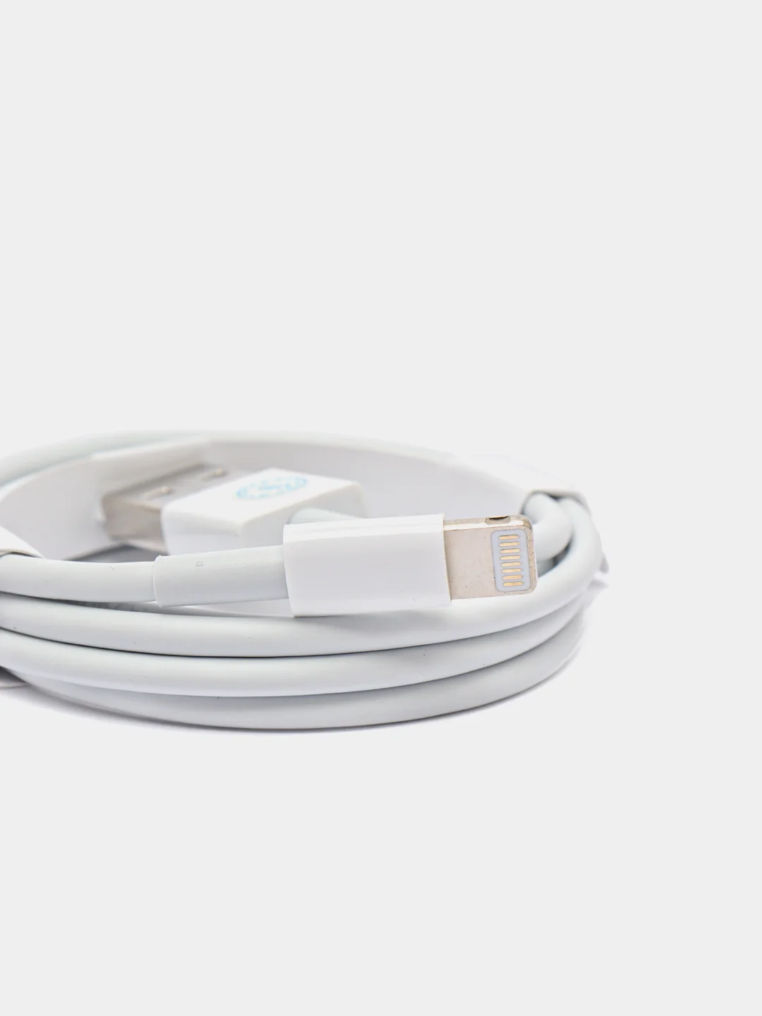 Кабель для iPhone USB-lightning 1 метр белый