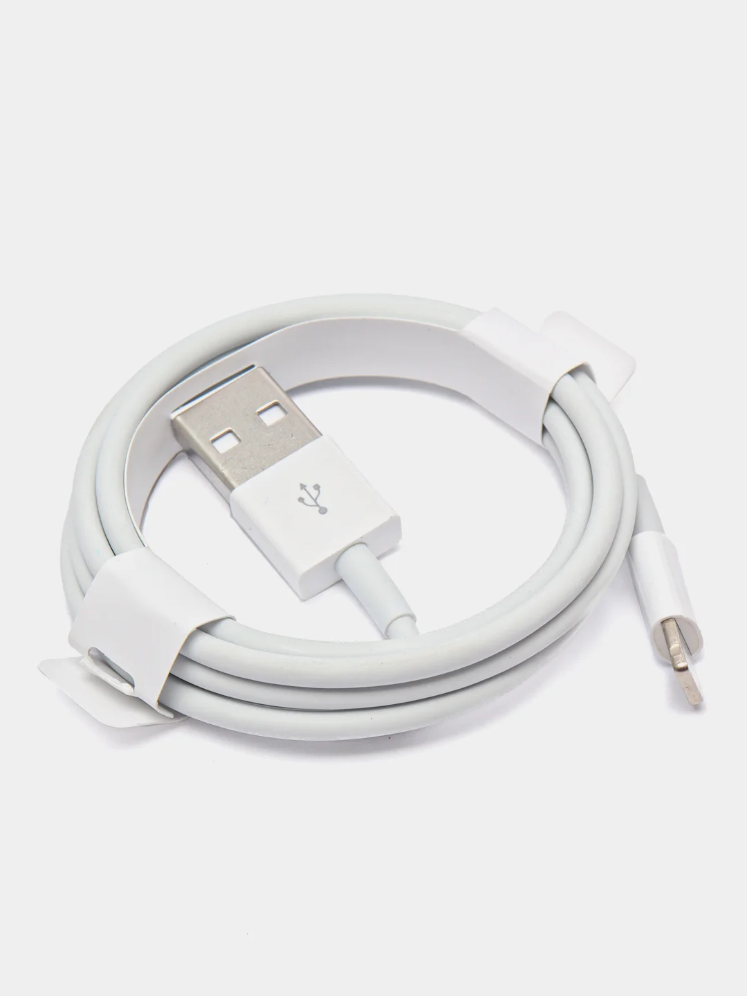 Кабель для iPhone USB-lightning 1 метр белый