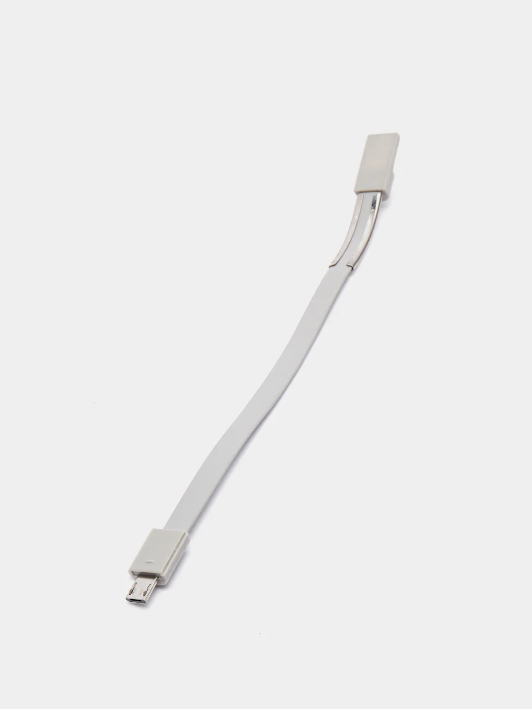 Серый меланж кабель браслет, для зарядки и передачи данных, микро usb