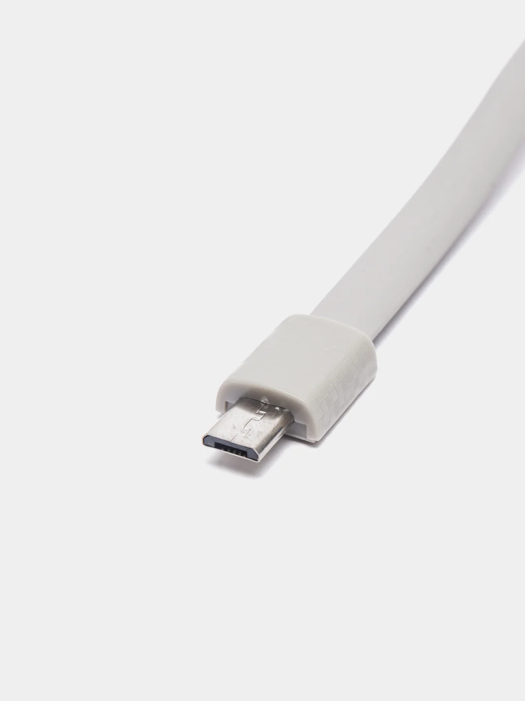 Серый меланж кабель браслет, для зарядки и передачи данных, микро usb