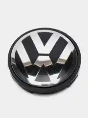 Черный центральные колпачки на диски VW Volkswagen, ступичные