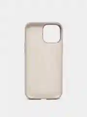 Светло-бежевый чехол для iPhone 13 Pro Max 6.7" Silicone Case закрытый низ с логотипом