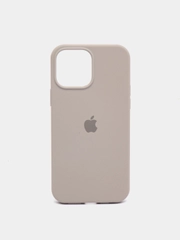 Чехол для iPhone 13 Pro Max 6.7" Silicone Case закрытый низ с логотипом
