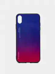 Черный чехол для Apple iPhone XS Max из закалённого стекла, 7 цветов