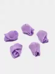 Фиолетовый бутоны роз из фоамирана 2 см