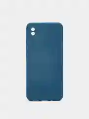 Морской чехол силиконовый с защитой камеры для Xiaomi Redmi 9A с бархатной подкладкой