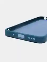 Морской чехол силиконовый с защитой камеры для Xiaomi Redmi 9A с бархатной подкладкой