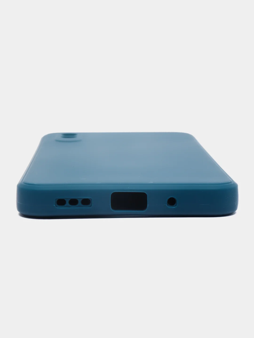 Морской чехол силиконовый с защитой камеры для Xiaomi Redmi 9A с бархатной подкладкой