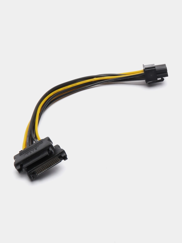 Переходник питания для видеокарт 2 x SATA на 1 x 8 PIN