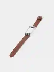 Коричневый ремешок для Xiaomi Mi band 3, 4, 5, 6 кожаный, для фитнес браслета