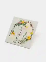 Серый металлик открытка-комплимент на день рождения, подарочная открытка