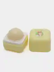 Желтый бальзам для губ бесцветный