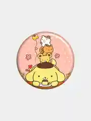 Кораллово-розовый значки Hello Kitty, Kuromi, Little Twin Stars, Badtz-Maru и другие