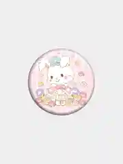 Коричневый значки Hello Kitty, Kuromi, Little Twin Stars, Badtz-Maru и другие