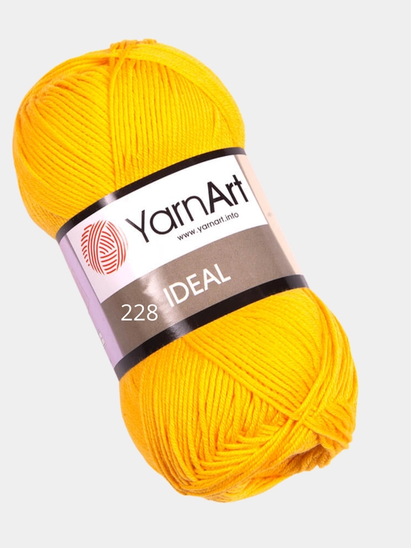 Пряжа YarnArt Ideal, 100% хлопок, 50 г, 170 м