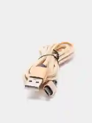 Золотой usb кабель для зарядки и передачи данных 2-х метровые(micro, type c, ios)
