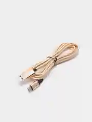 Золотой usb кабель для зарядки и передачи данных 2-х метровые(micro, type c, ios)