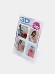 Багровый 3d наклейка (3Д объемная наклейка) стикер на телефон moment люби мечтай твори люби summer