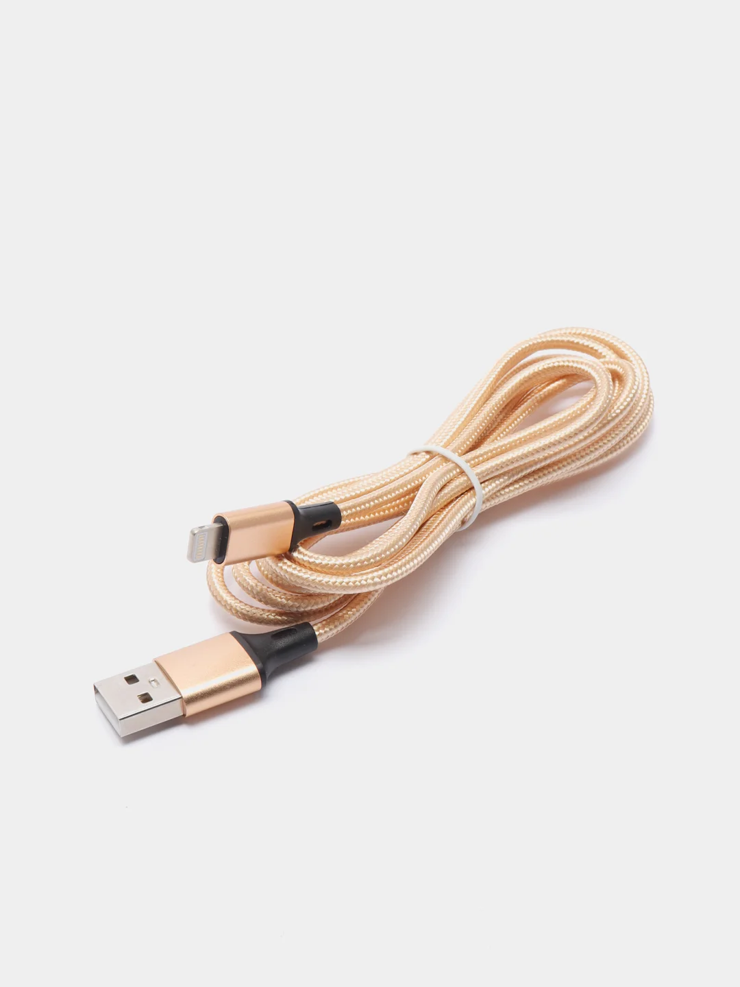 Золотой usb кабель для зарядки и передачи данных 2-х метровые(micro, type c, ios)