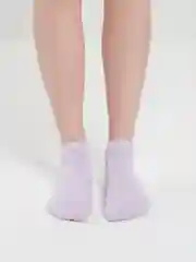 Лавандовый носки короткие