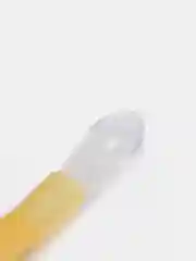 Желтый силиконовая ложка для кормления