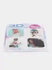 Бежевый 3d наклейка (3Д объемная наклейка) стикер на телефон moment люби мечтай твори люби summer