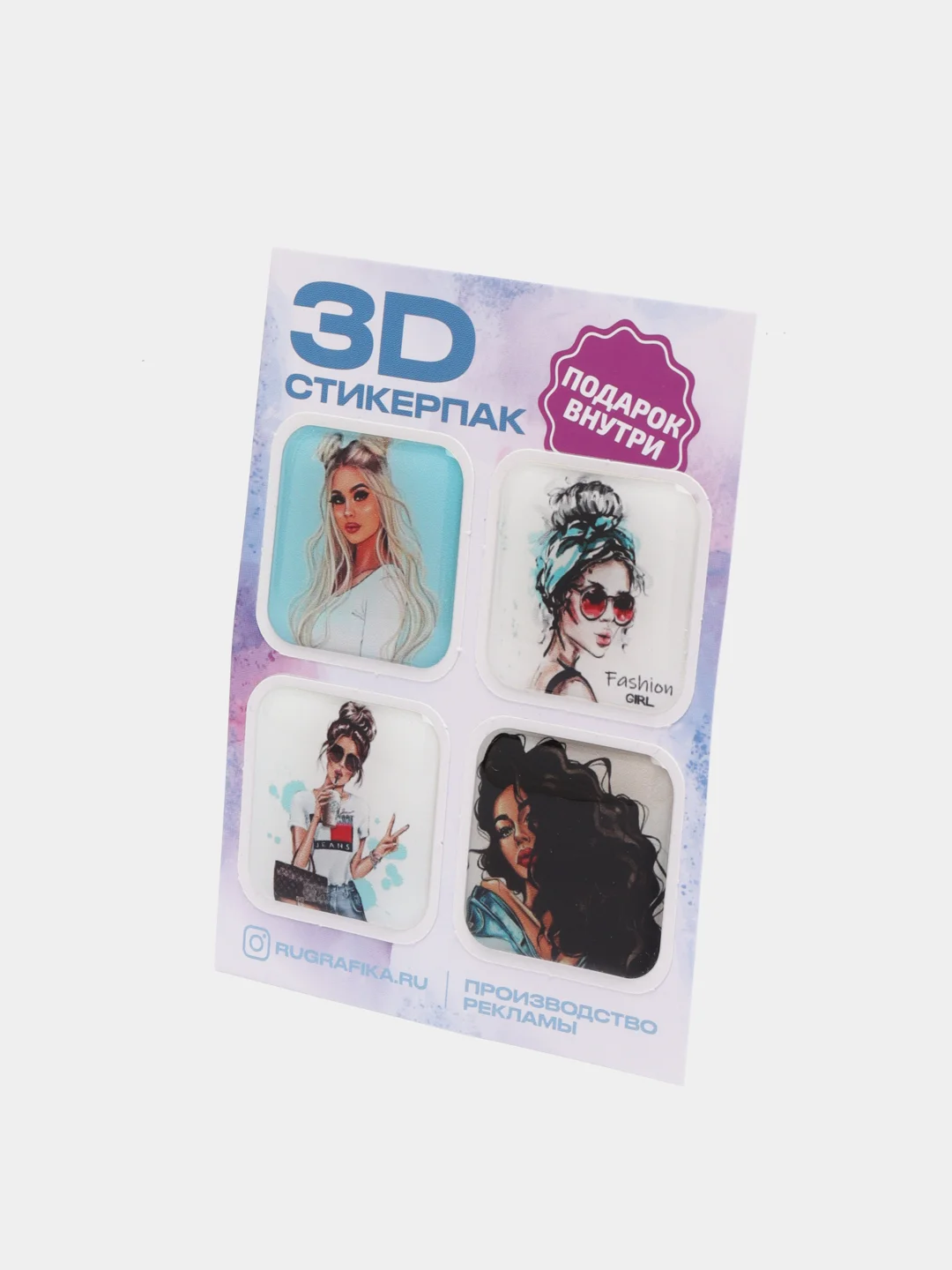 Бежевый 3d наклейка (3Д объемная наклейка) стикер на телефон moment люби мечтай твори люби summer
