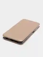 Золотой чехол-книжка Xiaomi Poco X3 2020 Поко книжка с магнитным замком, карман для карты