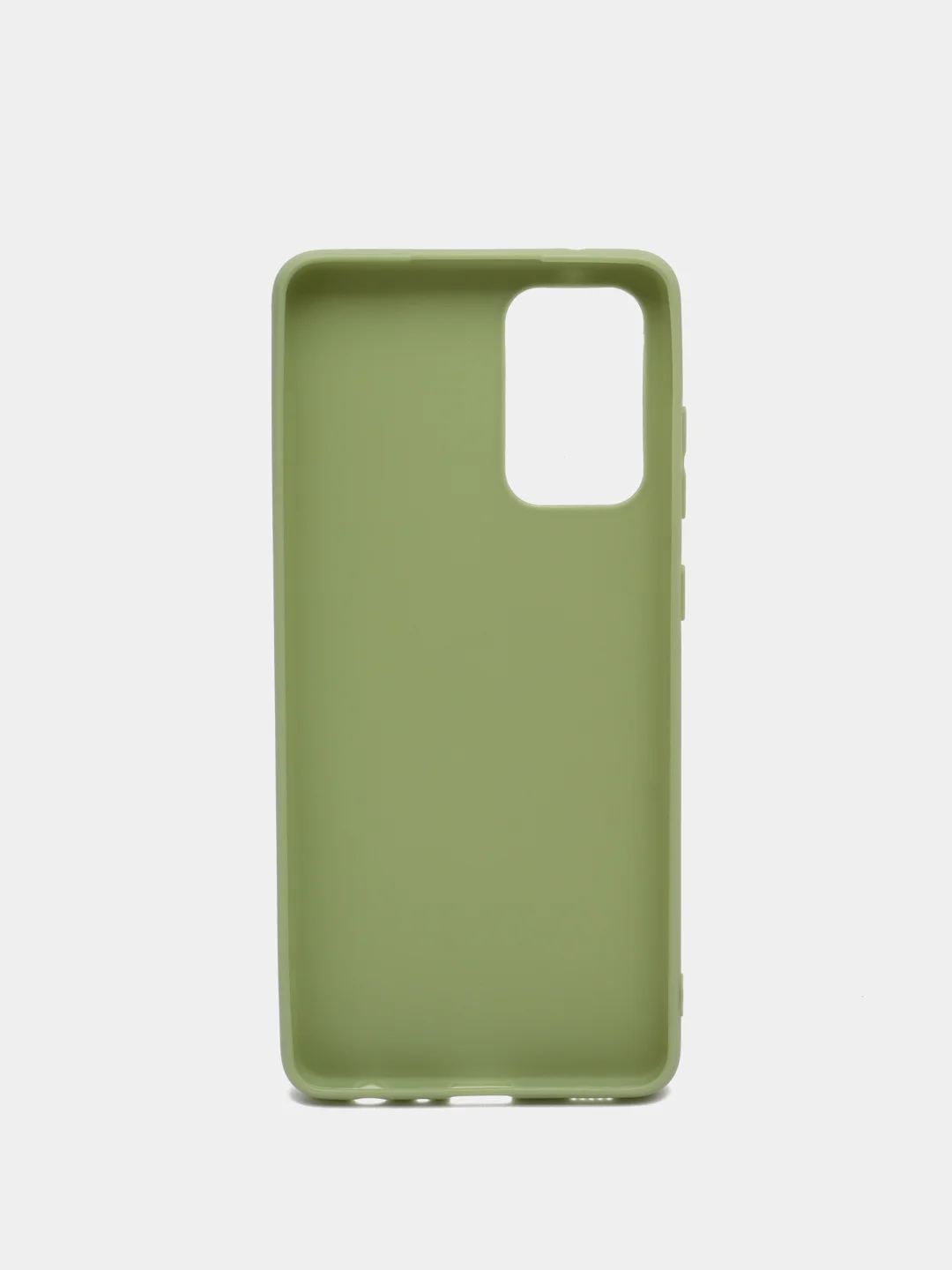 Зелёный хаки чехол для Samsung Galaxy A52 А72 M21/M30S мягкий матовый TPU силикон