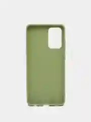 Зелёный хаки чехол для Samsung Galaxy A52 А72 M21/M30S мягкий матовый TPU силикон
