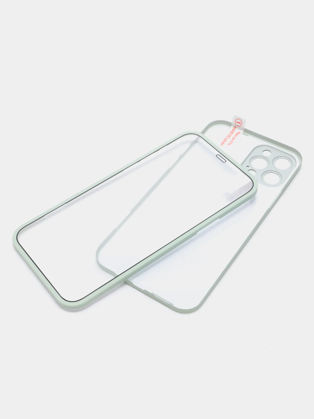 Мятный чехол Apple iPhone 12, 12 Pro, 12 Pro Max на 360 градусов с защитой экрана