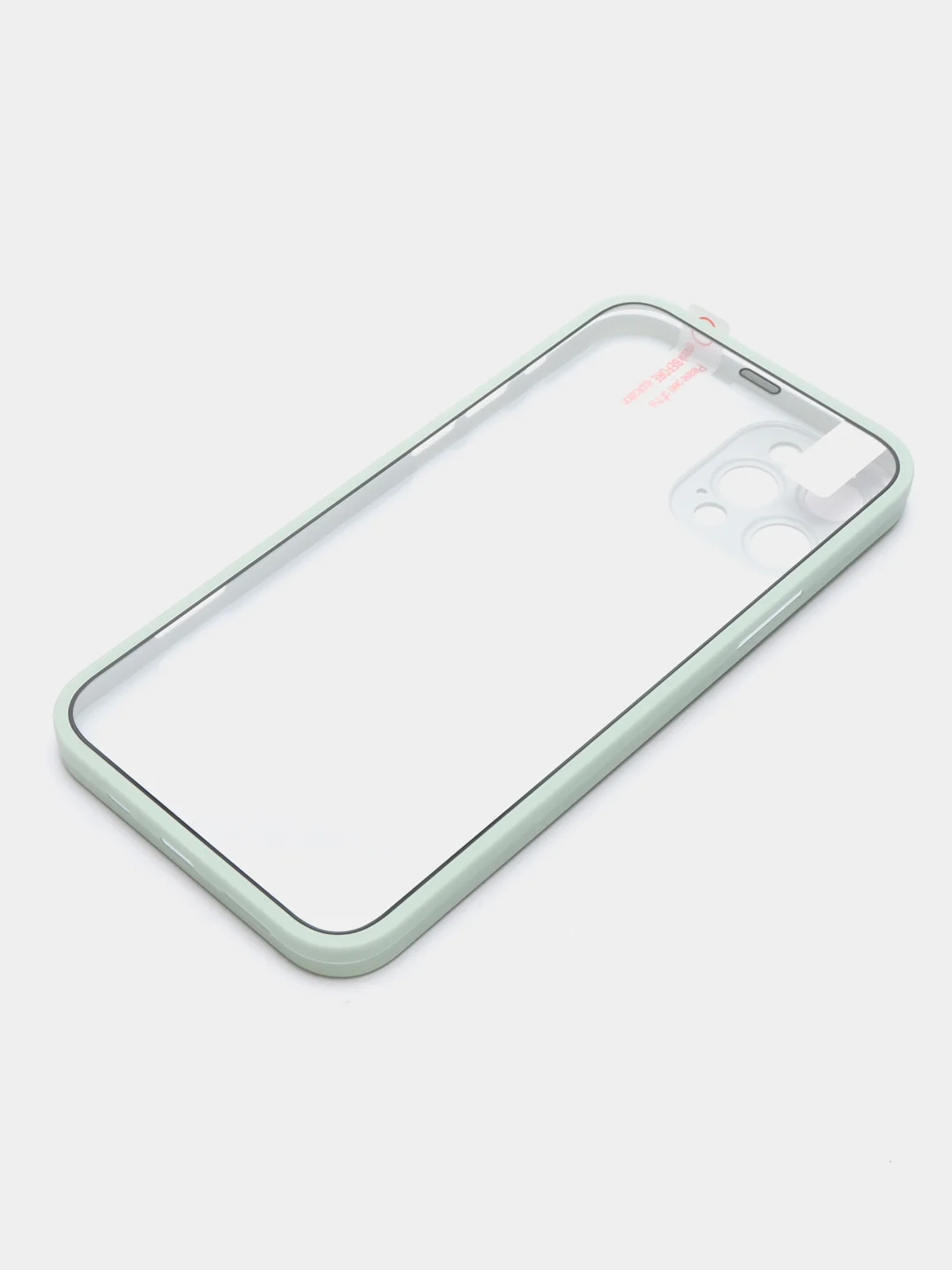 Мятный чехол Apple iPhone 12, 12 Pro, 12 Pro Max на 360 градусов с защитой экрана