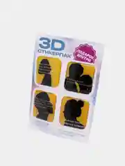 Желтый 3d наклейка 3Д объемная наклейка стикер на телефон экватор,10 дней до дома,3 месяца службы
