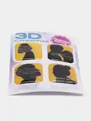 Желтый 3d наклейка 3Д объемная наклейка стикер на телефон экватор,10 дней до дома,3 месяца службы