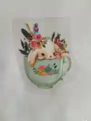 Мятный термонаклейки