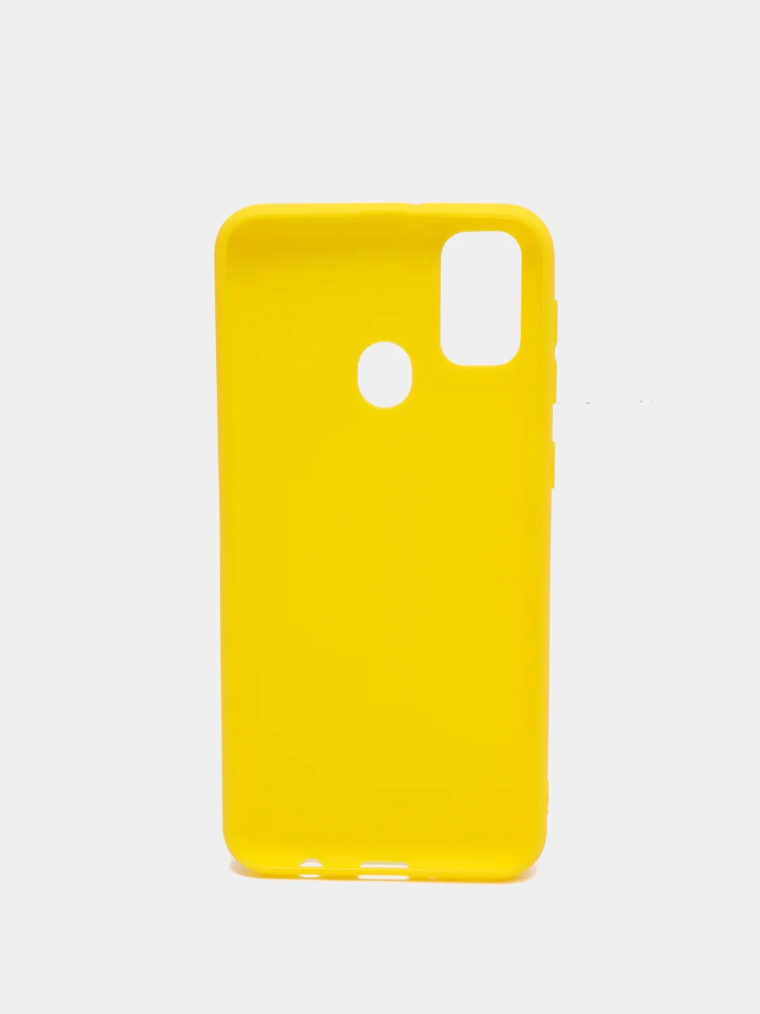 Желтый чехол для Samsung Galaxy A52 А72 M21/M30S мягкий матовый TPU силикон