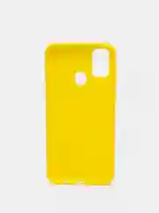 Желтый чехол для Samsung Galaxy A52 А72 M21/M30S мягкий матовый TPU силикон