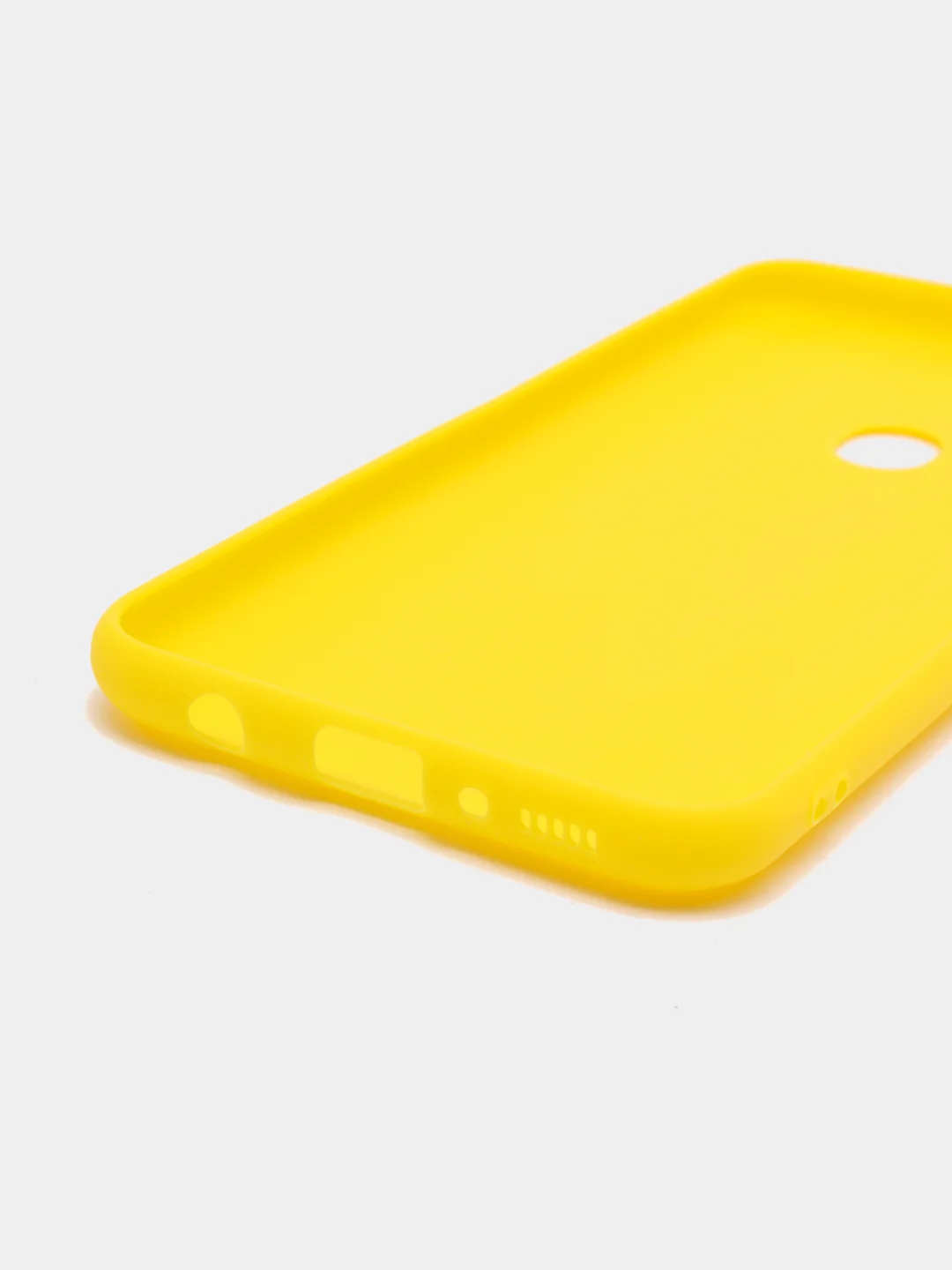 Желтый чехол для Samsung Galaxy A52 А72 M21/M30S мягкий матовый TPU силикон
