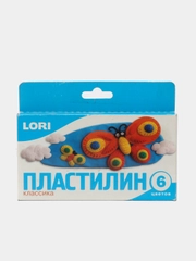 Пластилин, 6 цветов