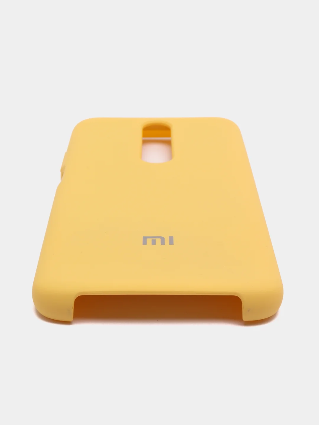 Желтый чехол силиконовый Silicone Cover Case для Xiaomi Redmi K30, Poco X2