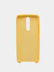 Желтый чехол силиконовый Silicone Cover Case для Xiaomi Redmi K30, Poco X2