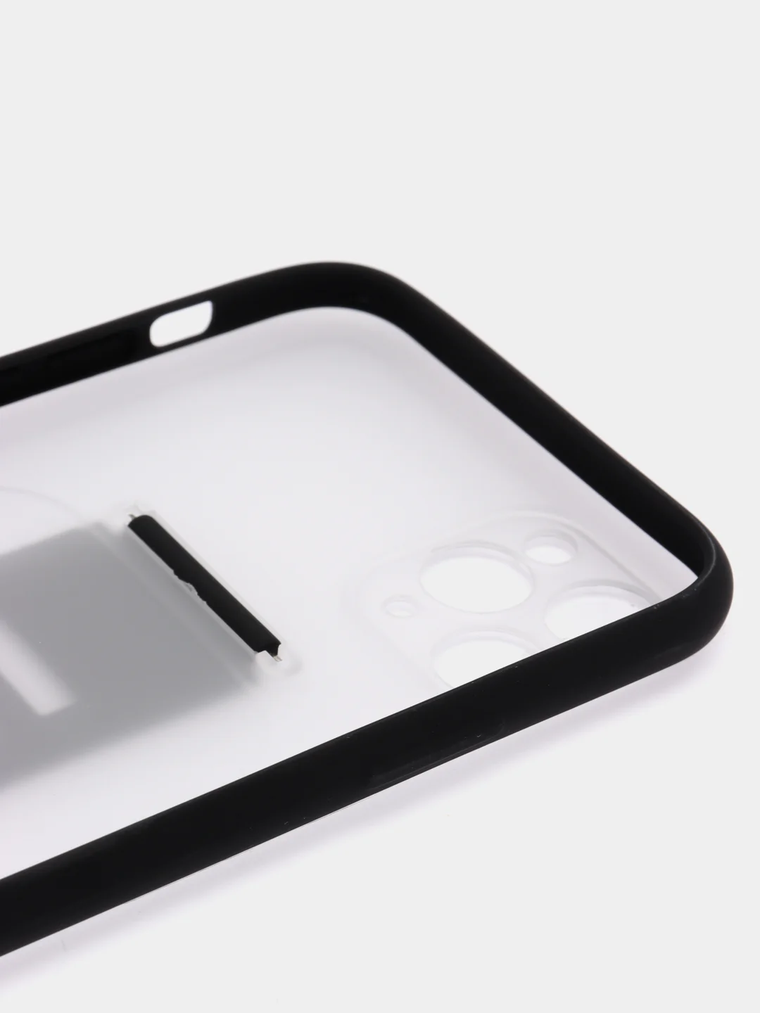 Черный противоударный чехол с ремешком держателем для iPhone 11, 11 Pro, 11 Pro Max