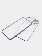 Темно-синий чехол Apple iPhone 12, 12 Pro, 12 Pro Max на 360 градусов с защитой экрана